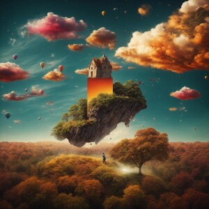 Generate an ultra-high-resolution 3D image that artistically con...