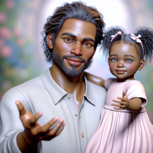 Create a 3D realistic artwork featuring the phrase 'Jesus Saves'...