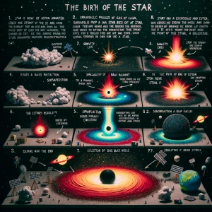 Stop Motion - *Death of a Star*
Death of a Star (title)
M: "In...