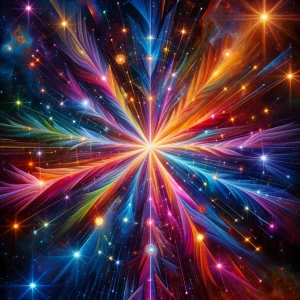 A 15-dimensional star, with each dimension represented by a uniq...
