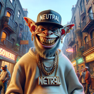 "Create an image of a character that's half-goblin, half-goon, w...