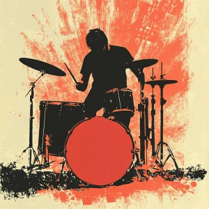 A blank event band poster