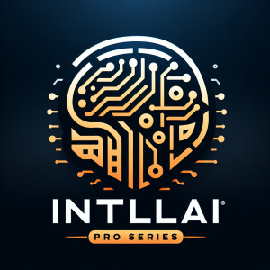 A logo for " intelliai pro series" AI performance