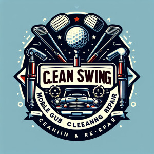 Design a sleek and polished logo for Clean Swing Mobile Golf Clu...
