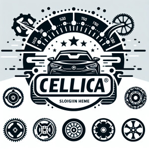 Create a logo for “Celica” model of Toyota car