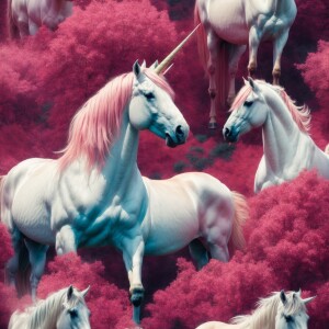 The unicorns in heaven