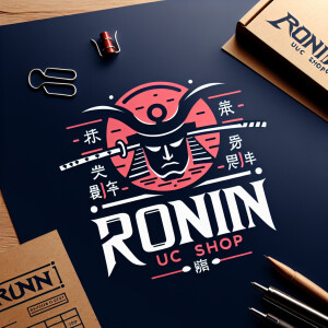 Логотип для интернет магазина RONIN UC SHOP