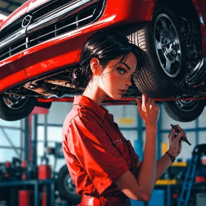 female mechanic