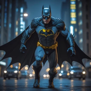 Batman Creepy In the dark in the style of Paul Klee, Alberto Sev...