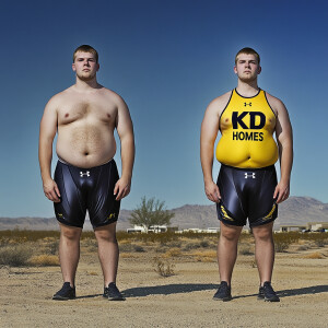 Michael O’Sullivan: A fantasy morphing image of an individual ma...