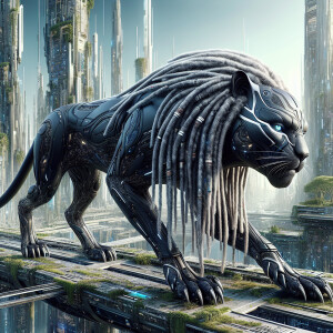 Black Panther created in the style of Yautja's (Hunter Predator)...