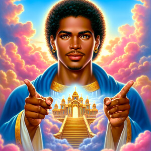 Render a lifelike image of an light skin African-American man wi...