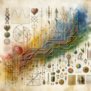 The golden ratio, Minimalist art Circuit, boards, circuitry, dia...