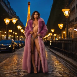 “A striking, full-body image of Dahlia Valentina standing confid...