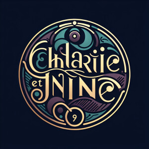 Design a sophisticated logo for "Charie et Nine," an upscale bou...
