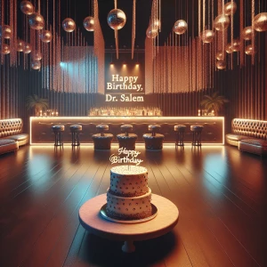 Create an image depicting a vacant room designed with a masculin...