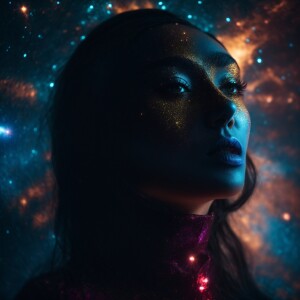 A deity in the cosmos black hole capabilities up close eye level...