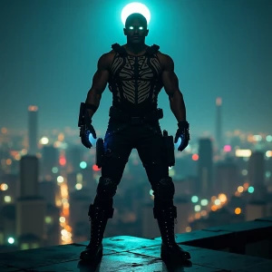 Visualize "The Persuader" in a dramatic, low and wide camera sho...