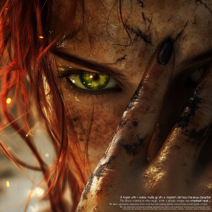 "A hyper-ultra-realistic close-up of a mysterious character with...