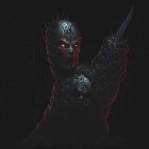 "In the moonlit clearing of Crystal Lake, the air hangs heavy wi...