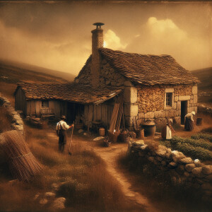 The environment is an isolated countryside. In the foreground th...