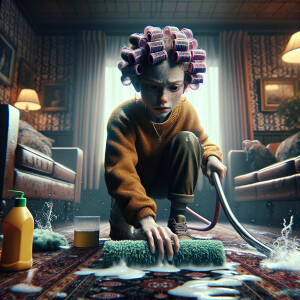 Create a realistic picture for me, a wide angle with depth of fi...