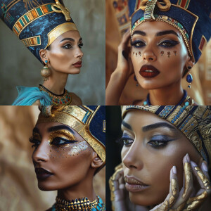 nefertiti,queen,fashion,close up,modern,makeup,lady