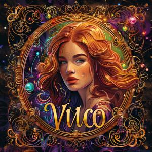 Create a steampunk interpretation of the zodiac sign Virgo, show...