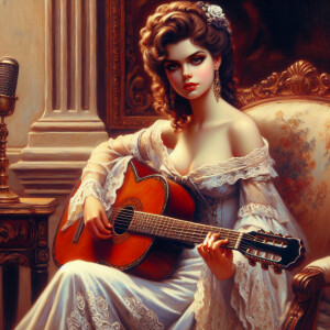 Inspired by the painting Virgil Elliott - The Songstress aka Ann...