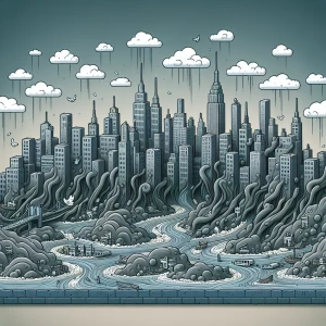 make a city that slowoly deteriates becouse of fentanyl