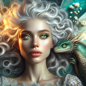 Create an 8K UHD, ultra-detailed image of a serene and enchantin...