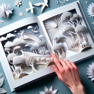 Witness magic as paper art bursts to life! From words to wonders...