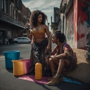 Homelessness struggle for American of diverse nationalities wher...