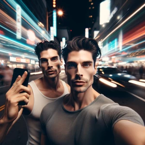 Take an extremely ordinary and unremarkable iPhone selfie, with...