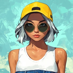 young, rebellious gta-style character. The character should have...