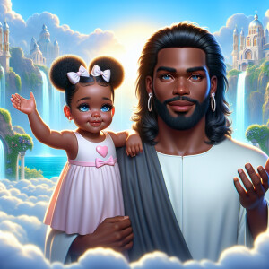 Create a 3D realistic artwork featuring the phrase 'Jesus Saves'...