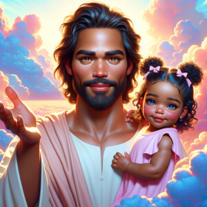 Create a 3D realistic artwork featuring the phrase 'Jesus Saves'...
