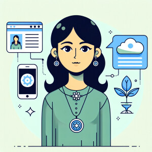 create a profile image for Historian with identifying symbols of...