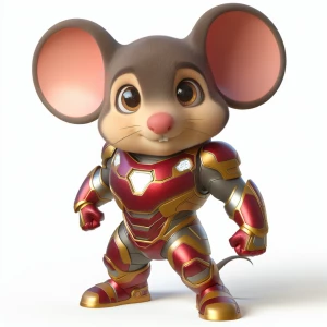 Mickey mouse dressed as ironman