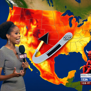 High resolution. Meteorologist reports weather on tv! Super high...