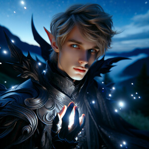 Caranthir-Ar-Fieniel from the Witcher uses magic to alter the st...