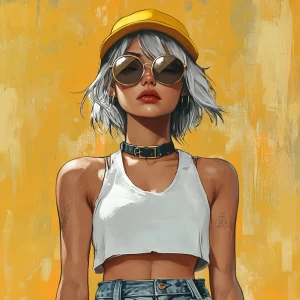 young, rebellious gta-style character. The character should have...