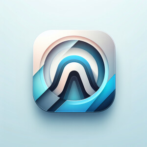 “Create a modern app icon for the Arc Browser that fits the iOS...