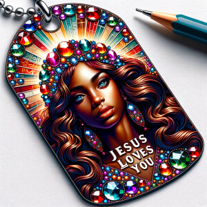 Design a tag that encapsulates a beautiful, colorful depiction o...