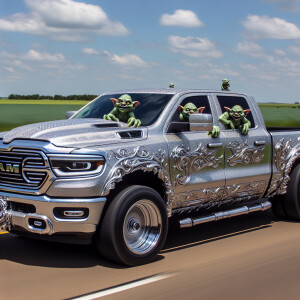 2018 dodge ram all chrome, intricate ornate ornamental design e...