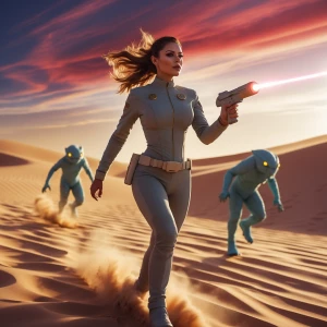 A dynamic action shot of Dahlia Valentina fit tall supple well e...