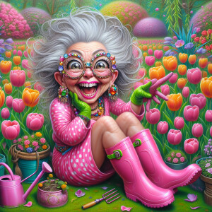 A highly detailed, realistic whimsical airbrushed oil painting o...