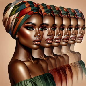 Create a mesmerizing piece of abstract art in shades of mild bro...