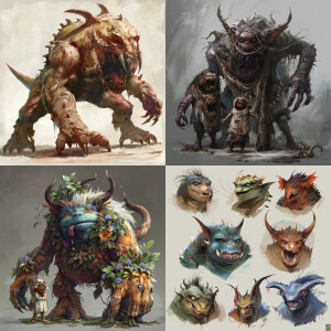 create momsters for an RPG game