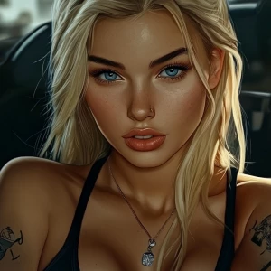 lily phillips, blonde with blue eyes, clean large oval plump elo...